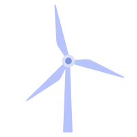 浮体式等洋上風力発電設備のイメージ